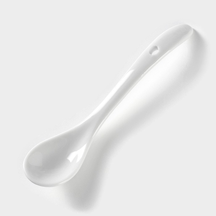 Сахарница с ложкой Доляна «Лимон», 200 мл, цвет белый Сахарница с ложкой Доляна «Лимон», 200 мл, цвет белый