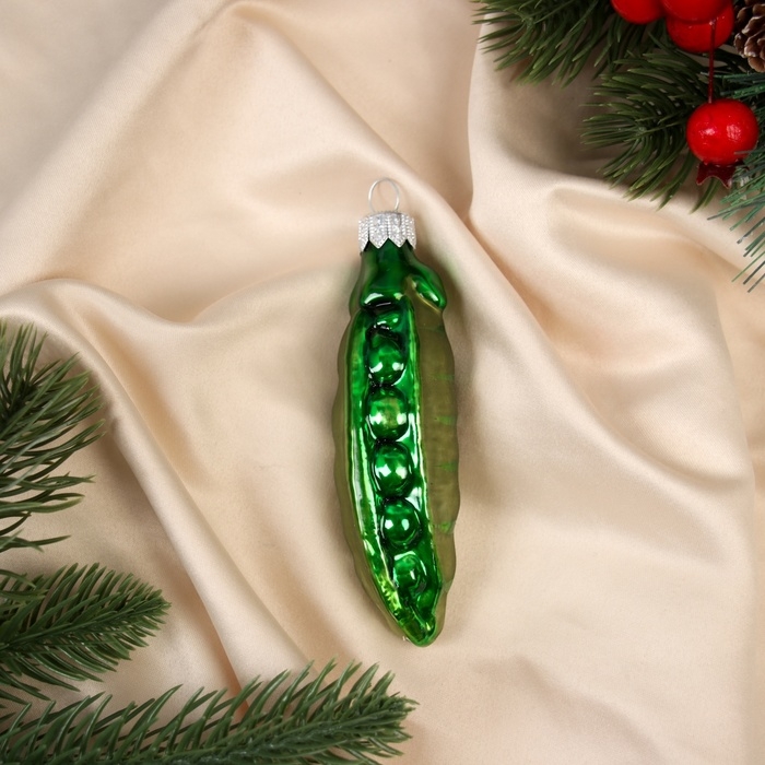 Елочное украшение Елочное украшение "Горох", в подарочной упаковке, h-10 см