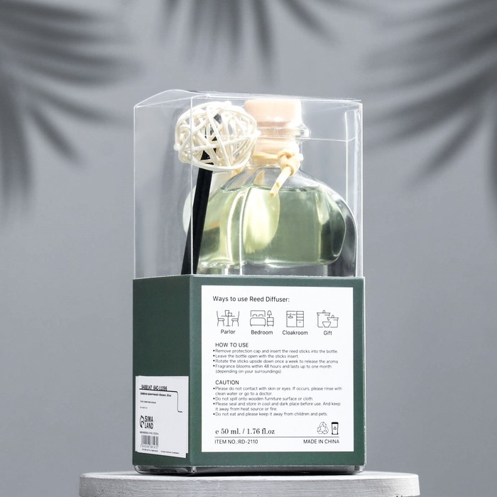 Диффузор ароматический Диффузор ароматический "Жасмин и амбра", 50 мл