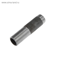 Сгон стальной 1", DN 25, PN 16, L=130 мм, Lрезьбы=50/11 мм