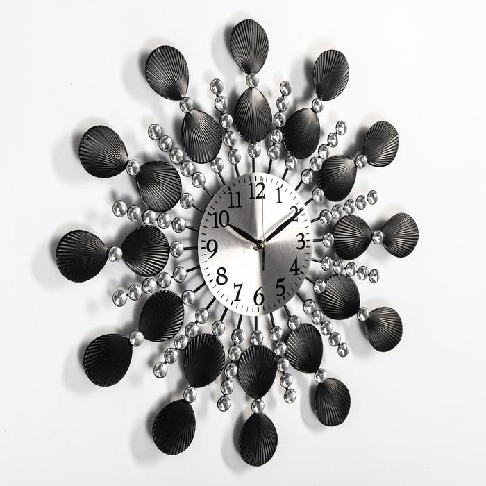 Часы настенные, интерьерные  Часы настенные, интерьерные "Рассвет", бесшумные, 48 х 48 см, циферблат d-15 см