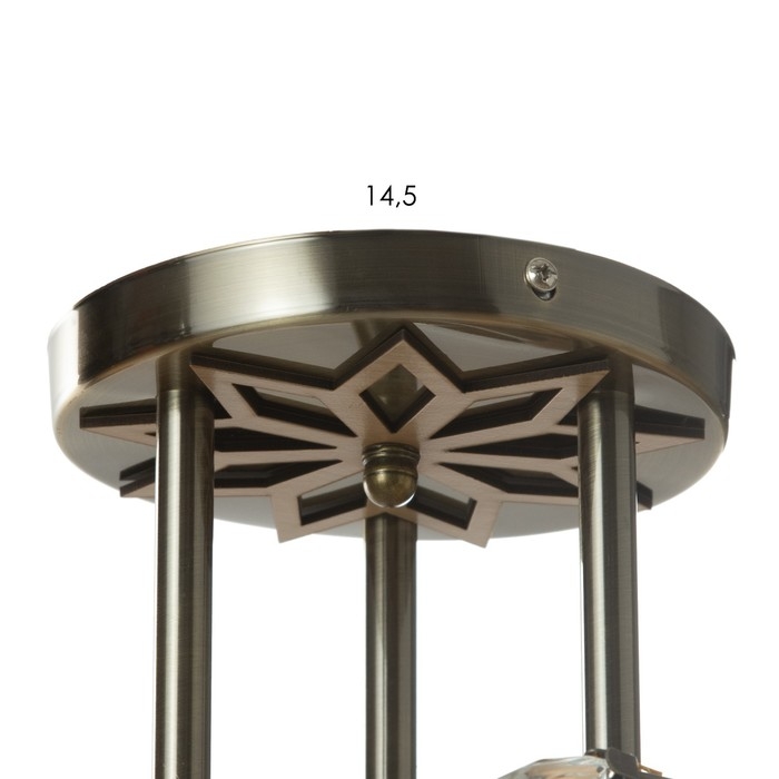 Люстра Люстра "Фриони" 3 лампы 40Вт Е27 бронза 45х45х26