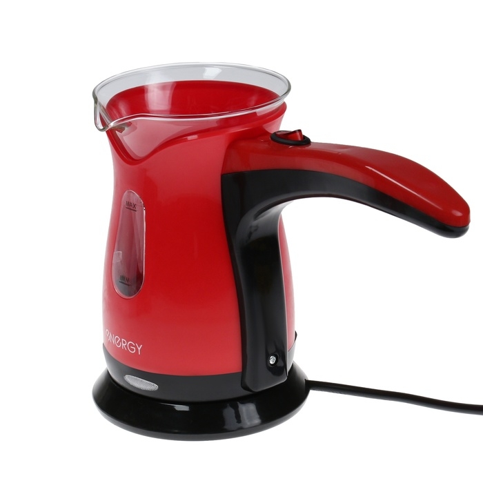 Турка электрическая Energy EN-294, 500 Вт, 0.5 л, красная Турка электрическая Energy EN-294, 500 Вт, 0.5 л, красная