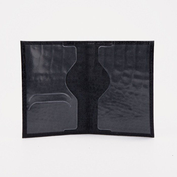 Обложка для паспорта, цвет чёрный Обложка для паспорта, цвет чёрный