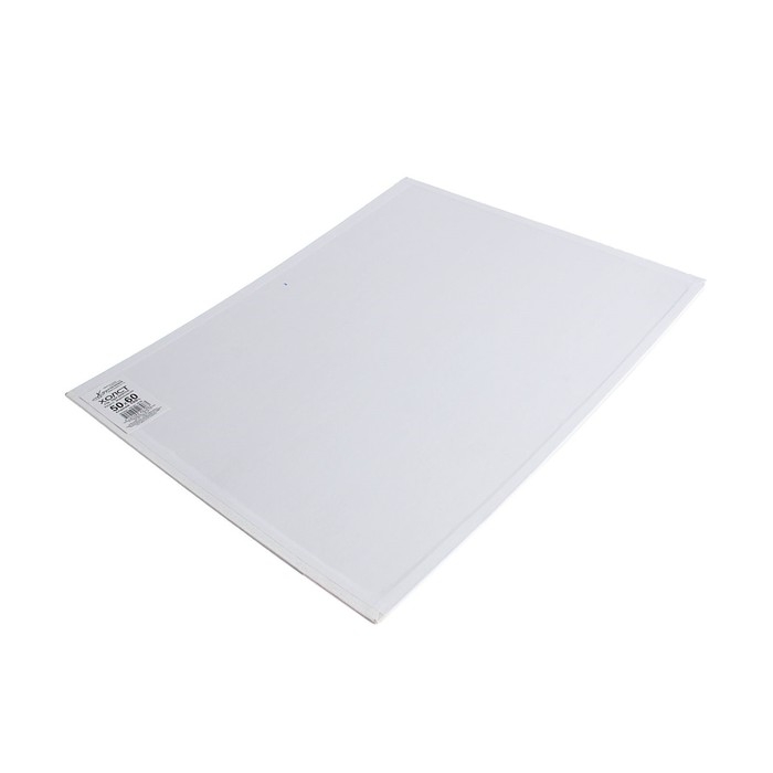 Холст на оргалите 4 мм, 50 х 60 см, хлопок 100%, акриловый грунт Холст на оргалите 4 мм, 50 х 60 см, хлопок 100%, акриловый грунт