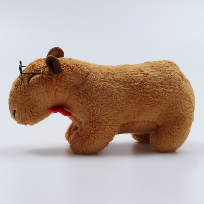 Мягкая игрушка «Капибара. Умник», 10 см, с очками и бабочкой Мягкая игрушка «Капибара. Умник», 10 см, с очками и бабочкой