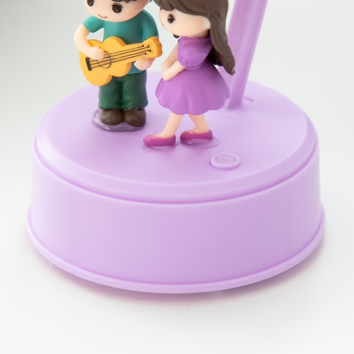 Ночник Ночник "Романтика" LED от батареек 3хААА 7,7х7,5х12,5 см RISALUX