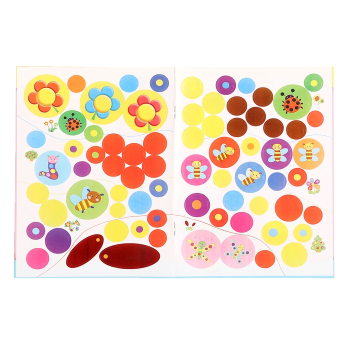 Развивающие наклейки для малышей «Цветы» Развивающие наклейки для малышей «Цветы»