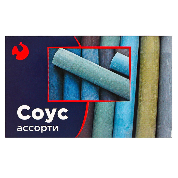 Соус ассорти, набор 10 цветов (длина 65 ± 1 мм; диаметр 10.5 ± 0,6 мм), в картонной коробке Соус ассорти, набор 10 цветов (длина 65 ± 1 мм; диаметр 10.5 ± 0,6 мм), в картонной коробке