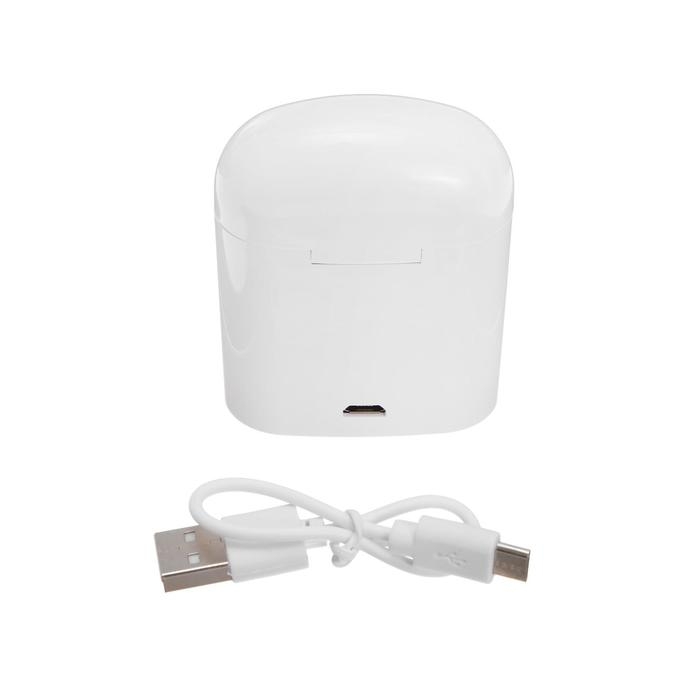 Наушники беспроводные Luazon i7S, TWS, Bluetooth 5.0, 65/950 мАч, белые Наушники беспроводные Luazon i7S, TWS, Bluetooth 5.0, 65/950 мАч, белые