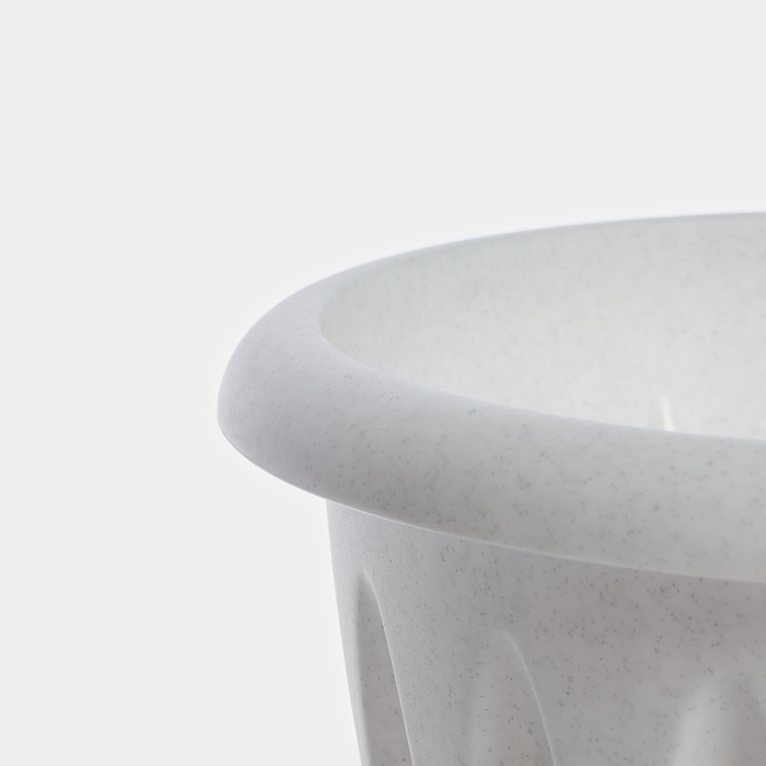 Горшок с поддоном «Фелиция», 6,4 л, цвет мраморный Горшок с поддоном «Фелиция», 6,4 л, цвет мраморный