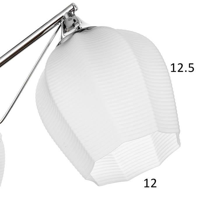 Люстра Люстра "Миранда" 3хЕ27 40Вт хром 59х59х26см BayerLux