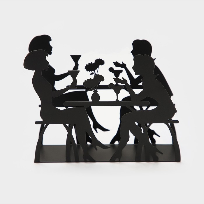 Салфетница «Посиделки», 14,5×5×12 см, цвет МИКС Салфетница «Посиделки», 14,5×5×12 см, цвет МИКС