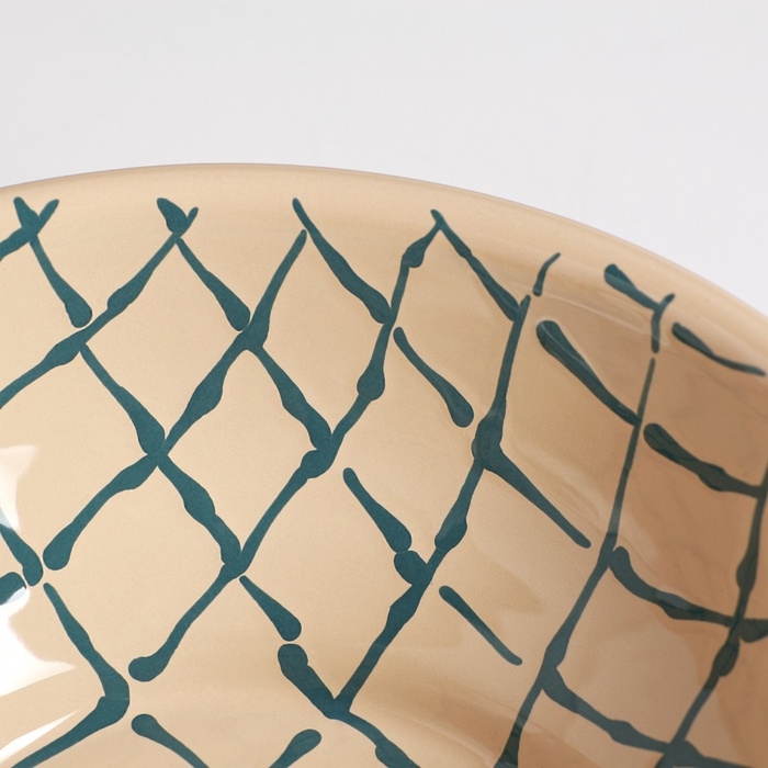 Миска большая  Миска большая "Псковская" 0,8л / 7,3х18,5см, классика