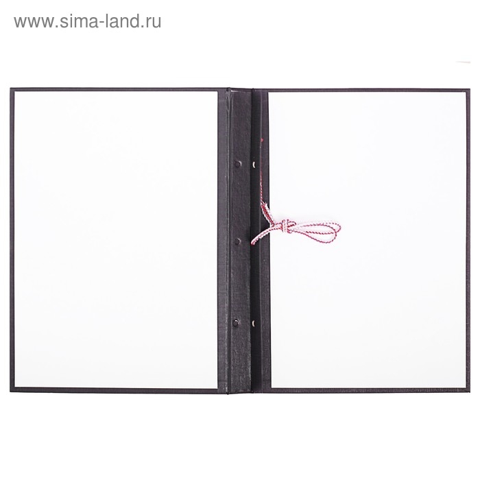 Папка Папка "Дипломная работа" А4, бумвинил, гребешки/сутаж, (без бумаги) чёрная 10ДР01