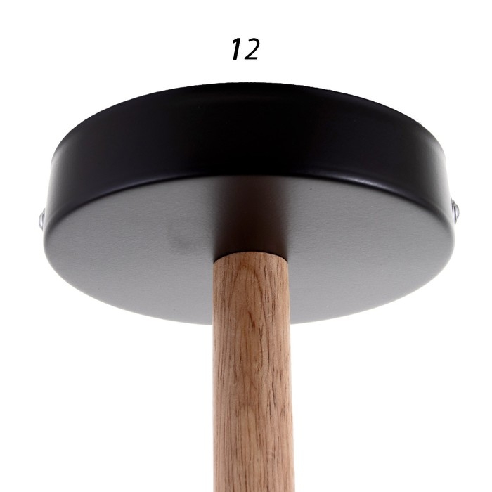 Люстра 1057/3BK E27 60Вт черный 70х70х55 см BayerLux