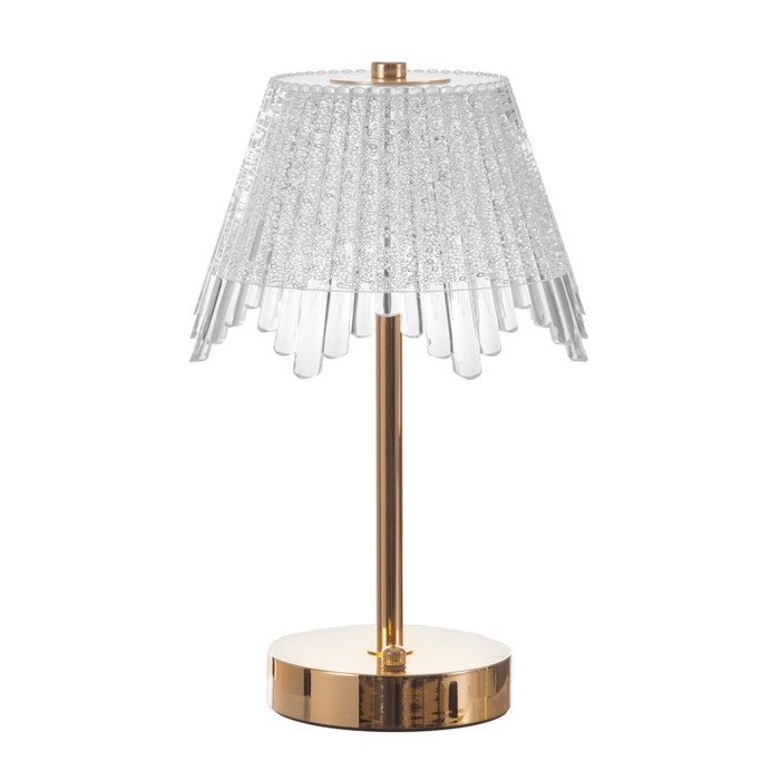 Настольная лампа сенсорная Настольная лампа сенсорная "Джина" LED 10Вт АКБ золото 16х16х28 см