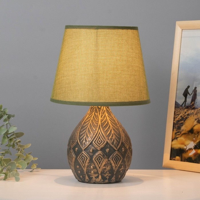 Лампа настольная 38046/1 E14 40Вт черно-золотой 23х23х32 см RISALUX Лампа настольная 38046/1 E14 40Вт черно-золотой 23х23х32 см RISALUX