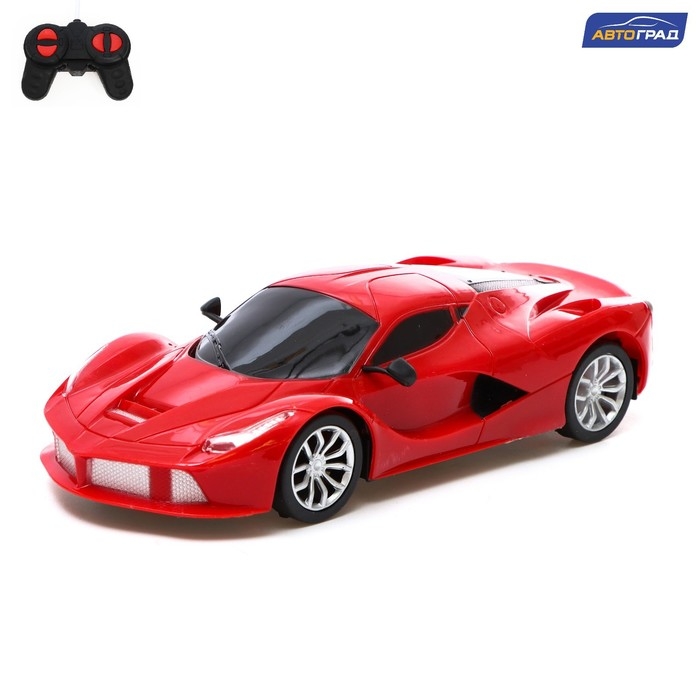 Машина радиоуправляемая «СпортКар», работает от батареек, цвет красный Машина радиоуправляемая «СпортКар», работает от батареек, цвет красный