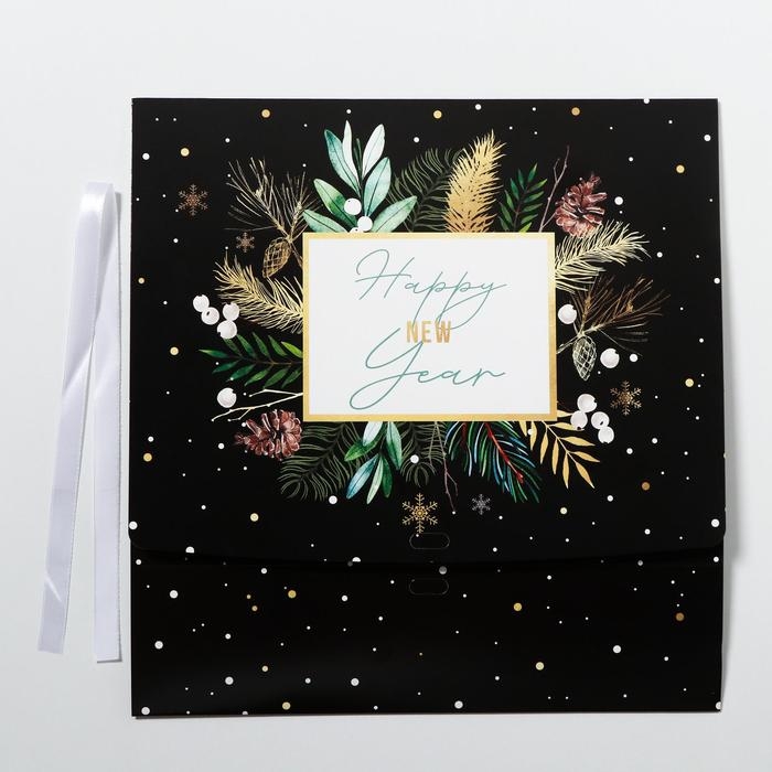 Коробка подарочная новогодняя складная «Волшебство», 31 х 24.5 х 8 см, Новый год Коробка подарочная новогодняя складная «Волшебство», 31 х 24.5 х 8 см, Новый год