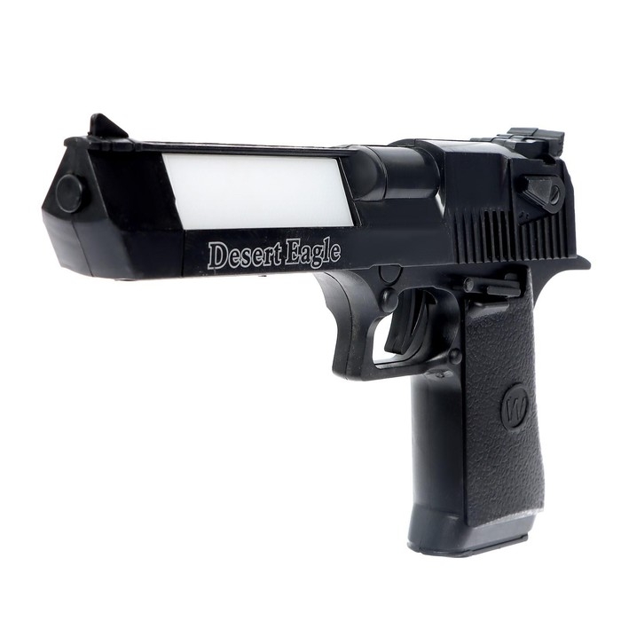 Пистолет Desert Eagle с биноклем, свет, звук, работает от батареек Пистолет Desert Eagle с биноклем, свет, звук, работает от батареек