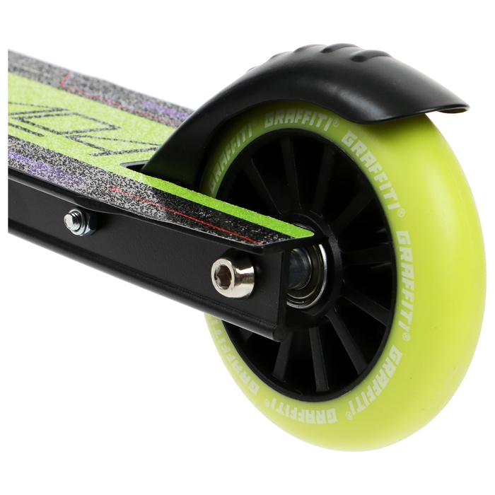 Самокат трюковой GRAFFITI Turn 23, колёса PU 100 мм, 85А, цвет чёрный Самокат трюковой GRAFFITI Turn 23, колёса PU 100 мм, 85А, цвет чёрный