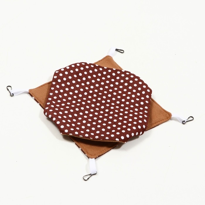 Гамак Гамак "Подвесной" для грызунов 23*23 см, бязь, флис