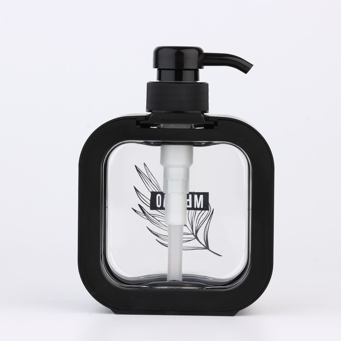Дозатор для жидкого мыла «Эстетика», черный, 300 мл. Дозатор для жидкого мыла «Эстетика», черный, 300 мл.