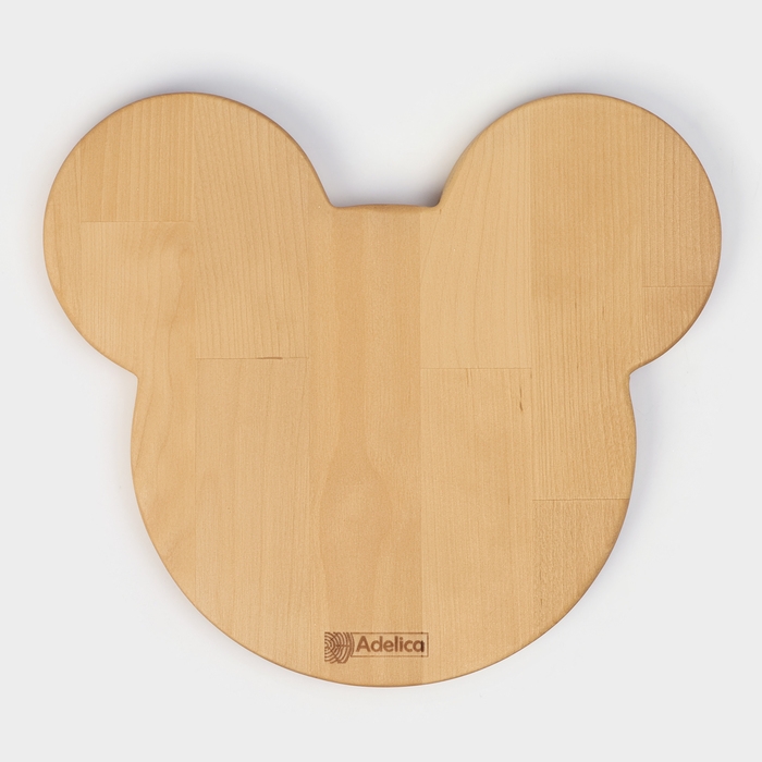 Менажница Adelica «Микки», 3 секции, 25×23×1,8 см, пропитана минеральным маслом, в подарочной коробке, берёза Менажница Adelica «Микки», 3 секции, 25×23×1,8 см, пропитана минеральным маслом, в подарочной коробке, берёза