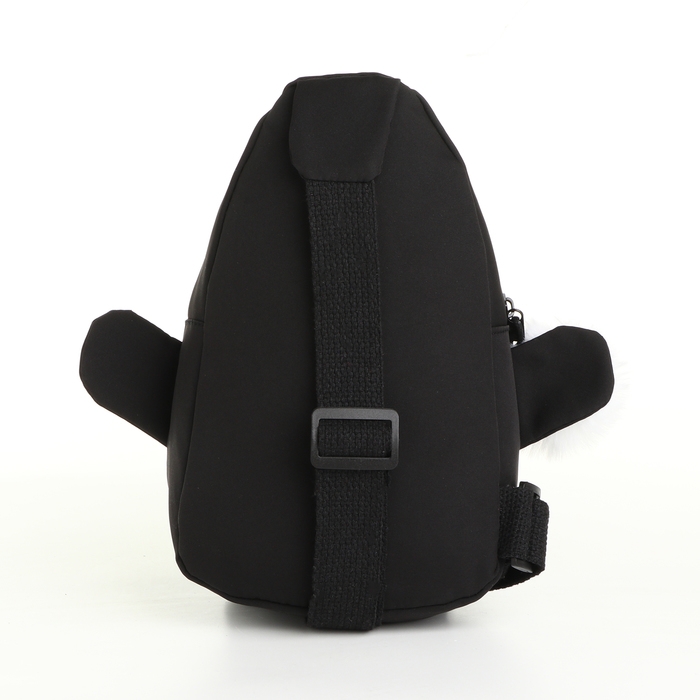 Сумка детская для девочки на молнии «Выбражулька», цвет чёрный