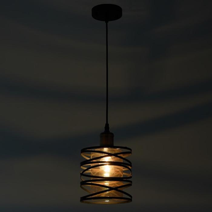 Светильник BayerLux 88319/1 E27 40Вт черный 16х16х21-121 см