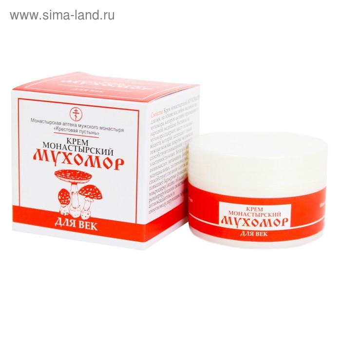 Монастырский крем для век «Мухомор» Монастырский крем для век «Мухомор»