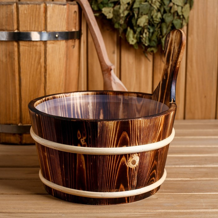 Запарник с пластиковой вставкой, 4 литра 26х22х27 см Запарник с пластиковой вставкой, 4 литра 26х22х27 см