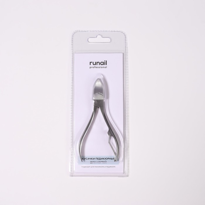 Кусачки педикюрные, 10,5 см, длина лезвия - 14 мм, цвет серебристый, RU-0145 Кусачки педикюрные, 10,5 см, длина лезвия - 14 мм, цвет серебристый, RU-0145
