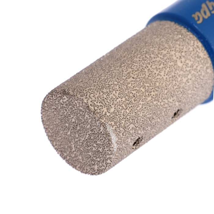 Фреза алмазная цилиндрическая ТУНДРА, по камню, кафелю и керамограниту, 25 х 40 мм, М14 Фреза алмазная цилиндрическая ТУНДРА, по камню, кафелю и керамограниту, 25 х 40 мм, М14