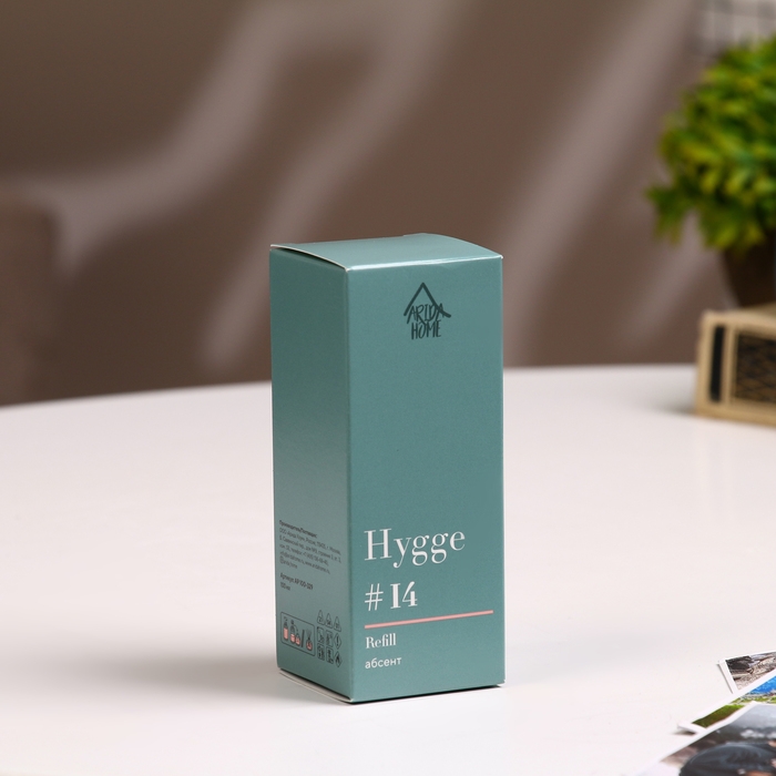 Наполнитель для ароматического диффузора Хюгге #14 Абсент 100 мл Наполнитель для ароматического диффузора Хюгге #14 Абсент 100 мл