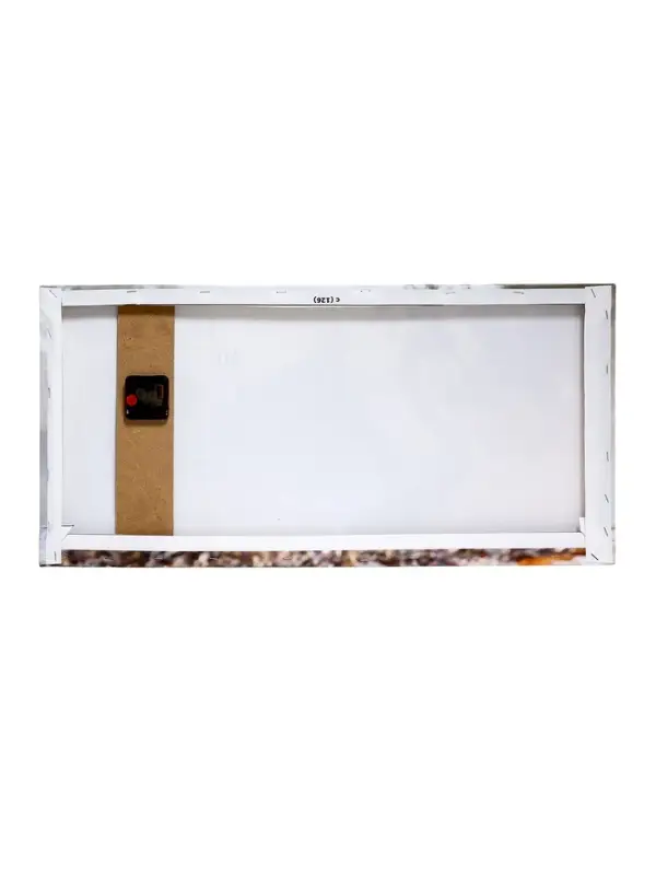 Часы-картина настенные, на холсте, интерьерные, бесшумные &laquo;Белый лебедь&raquo;, 40&times;76 см