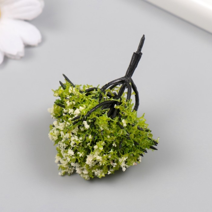 Искусственное растение для творчества пластик "Цветущая яблоня" 6 см