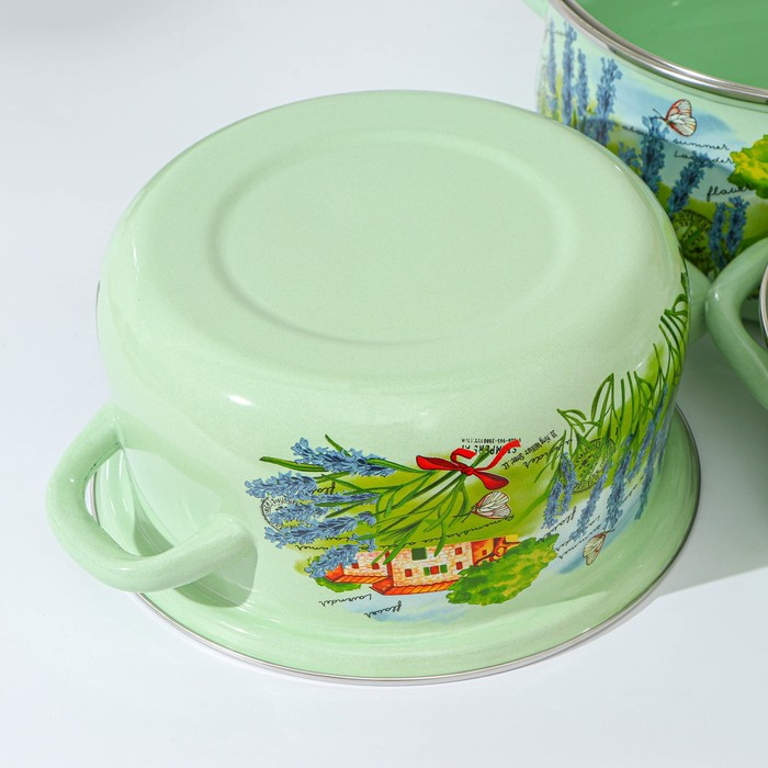 Набор кастрюль «Тоскана», 3 предмета: 2 л, 3 л, 4 л, крышки, индукция Набор кастрюль «Тоскана», 3 предмета: 2 л, 3 л, 4 л, крышки, индукция