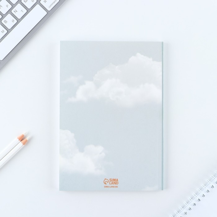 Ежедневник в мягкой обложке А5, 80 л,  в подарочной коробке &laquo;8 Марта, тюлпаны&raquo;