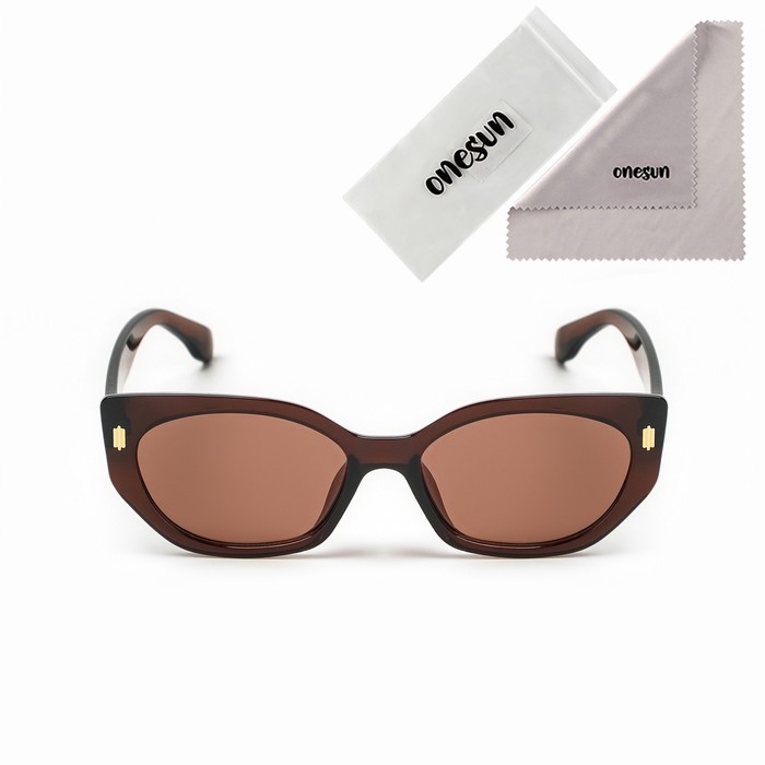 Очки солнцезащитные Очки солнцезащитные "OneSun", uv 400, дужка 14.5 см, ширина 14 см, линза 4.3 х 6 см