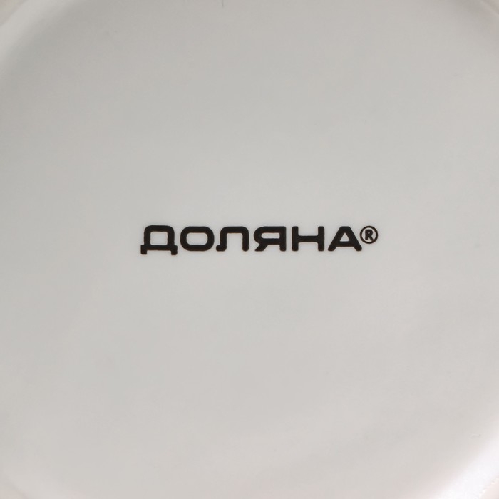 Кружка фарфоровая Доляна «Зонт на двоих», 380 мл, цвет белый Кружка фарфоровая Доляна «Зонт на двоих», 380 мл, цвет белый