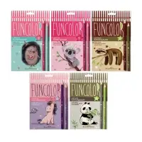 Карандаши цветные 18 цветов BrunoVisconti. FunColor, пластиковые, трёхгранные, МИКС