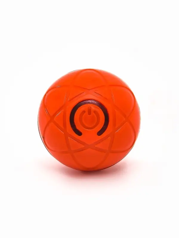 Интерактивная игрушка для собак &laquo;Гравитационный мяч&raquo;, 5.5 см, оранжевая