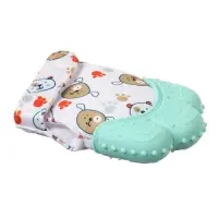 Прорезыватель-рукавичка Крошка Я &laquo;Собачки&raquo;, от 3 мес., мятный