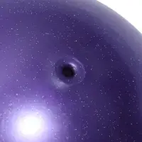 Мяч для художественной гимнастики Металлик с блестками, диаметр 19см, цвет фиолетовый Мяч для художественной гимнастики Металлик с блестками, диаметр 19см, цвет фиолетовый