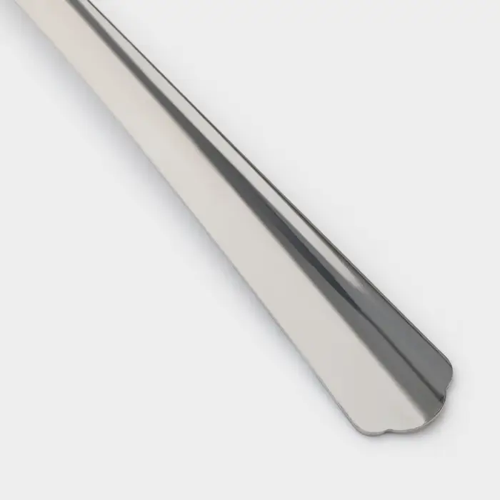 Ложка для коктейлей, длина 20 см, толщина 1.2 мм, упрощённой обработки, цвет серебряный