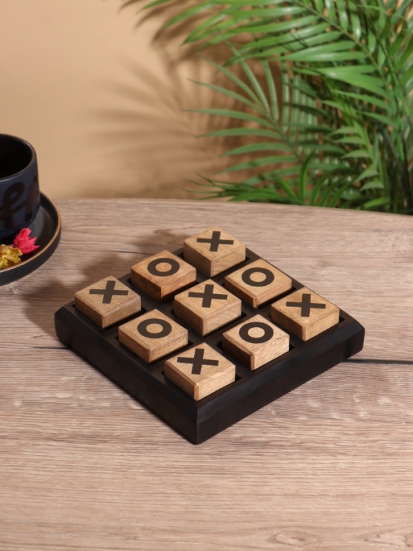 Настольная игра  Настольная игра "Крестики-нолики" 16.5х16.5 см, манговое дерево