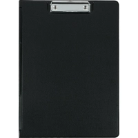 Папка-планшет  A4 черный с верх.створкой Россия