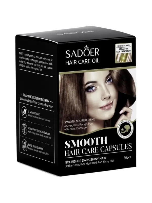 Масло для волос в капсулах, с аргановым маслом и лесным орехом, 1 мл &times; 30 шт.